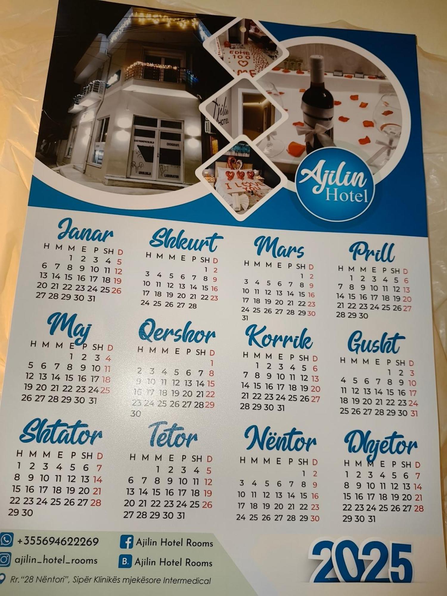 Ajilin Hotel Rooms Korce Exterior foto